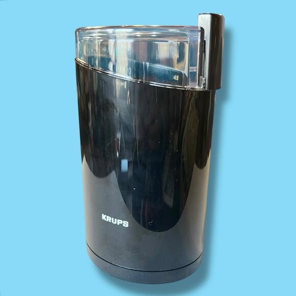 Vintage New Krups Black F203 Fast Touch Coffee Mill Grinder 160 Watts - Picture 2 of 11